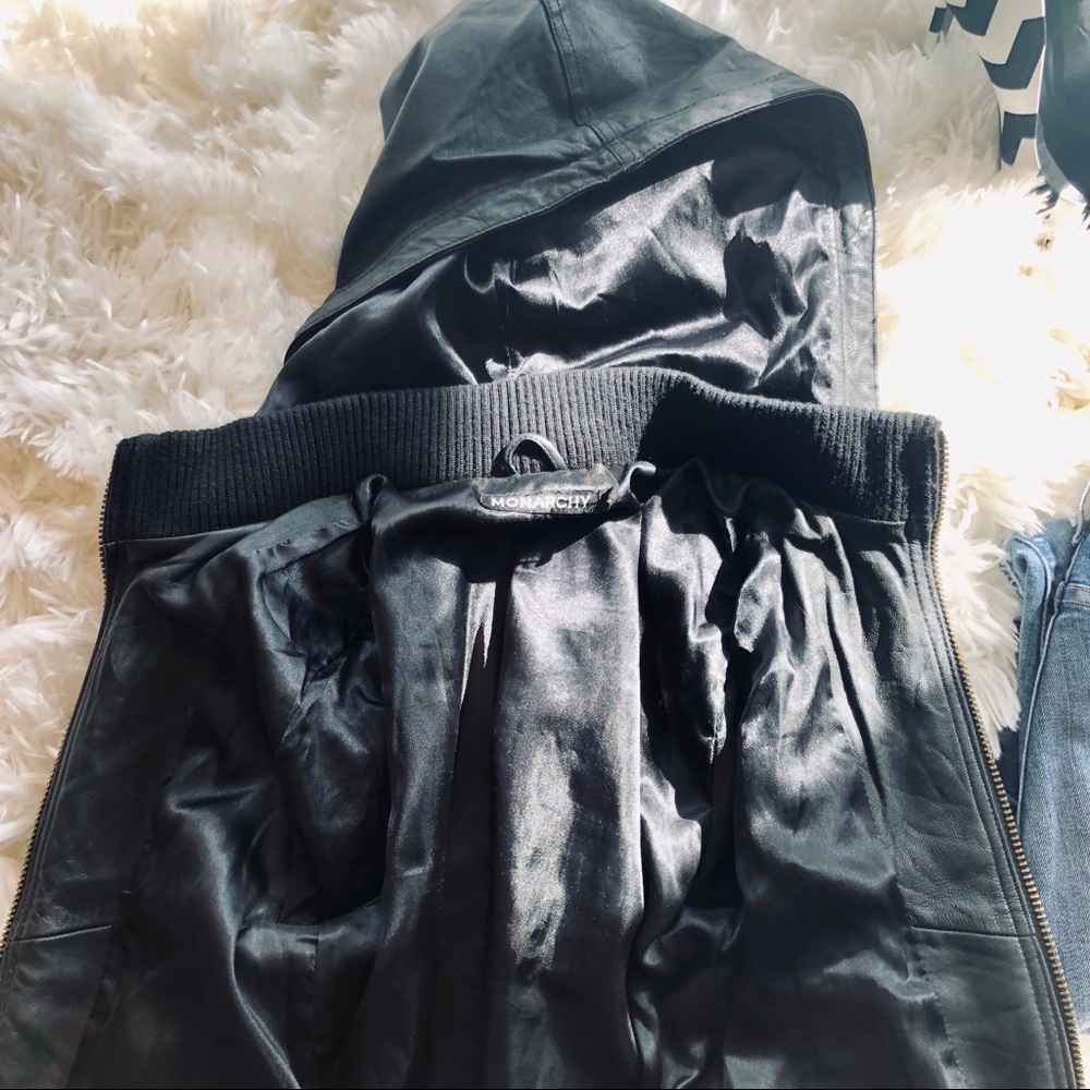 Monarchy Leather Jacket, Medium - image 2